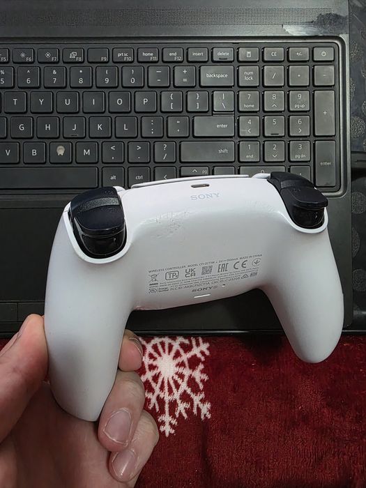 Maneta PS5 Controller PS5 functionala pe alb