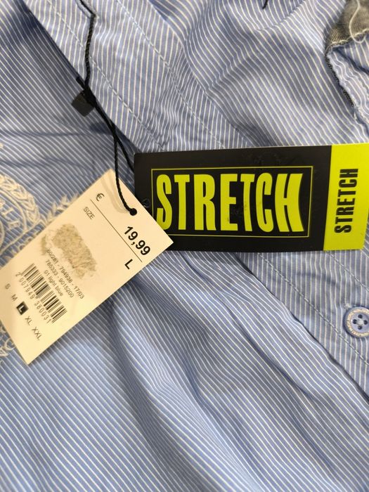 Мъжка риза с къс ръкав