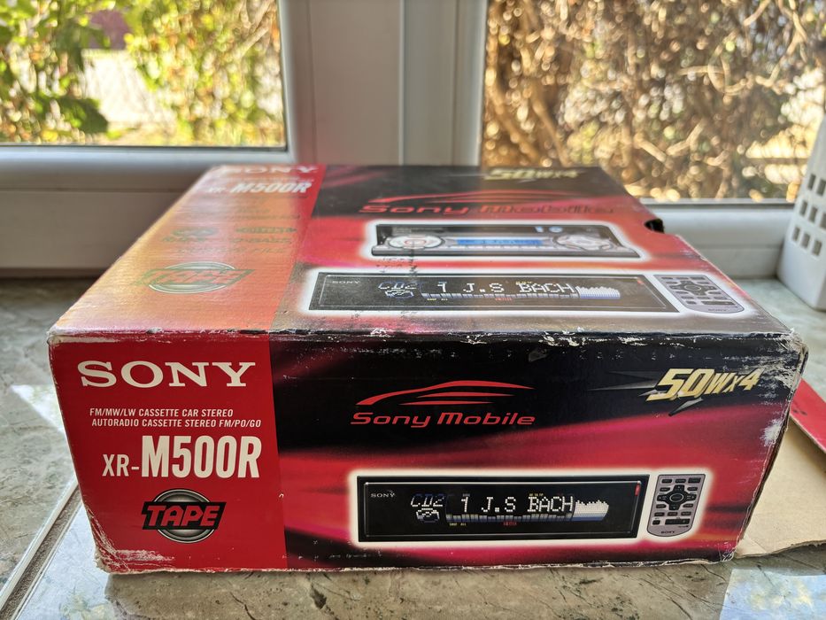 Sony XR-M500R Xplod – Radio CD/Casetă Auto – NOU, Nefolosit, Cutie Originală