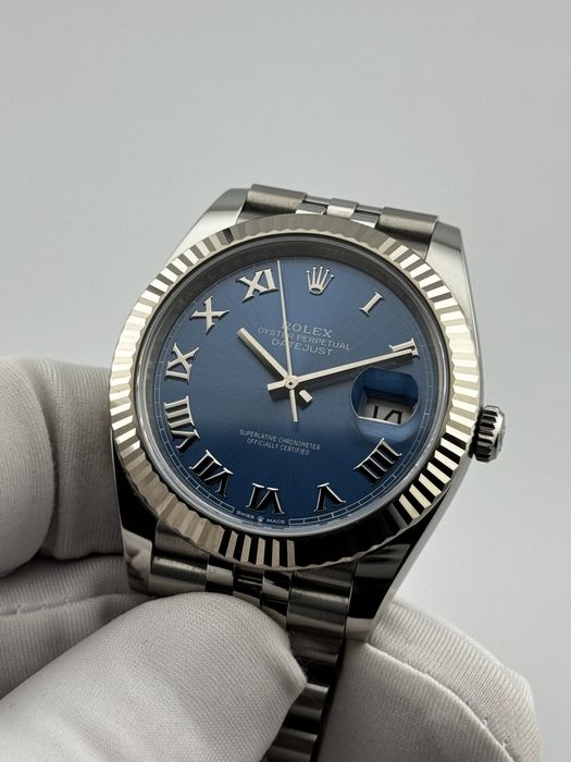 Rolex Datejust blue dial