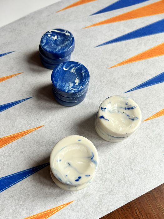 Set checkers backgammon