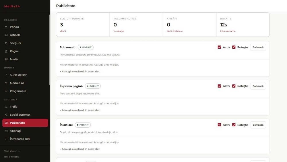 Afacere online la cheie – portal de știri pe pilot automat cu Claude AI