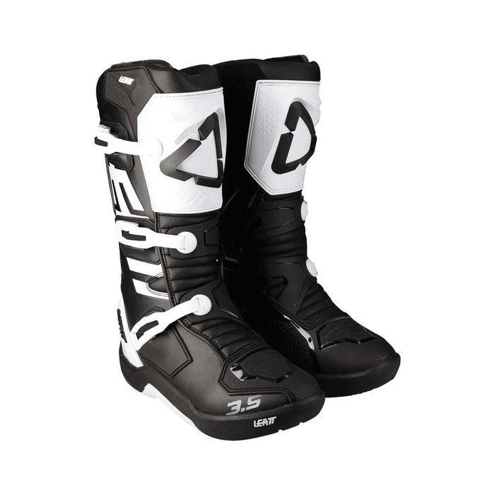 Cizme cross/atv Leatt 3.5 negru/alb marime 43 27.5cm