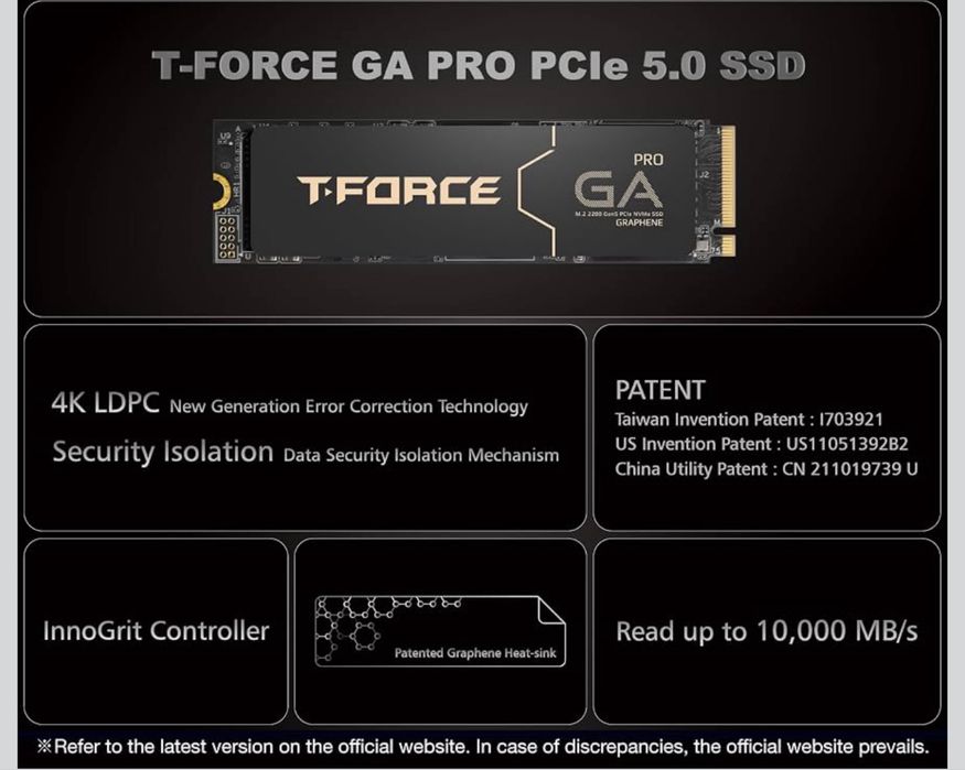 SSD Teamgroup T-Force 1 TB