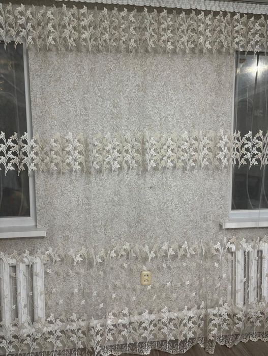 Тюль турецкая бежевая