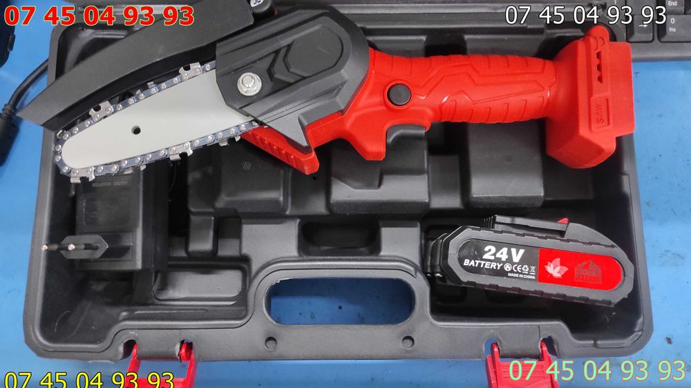 drujba mini drujba acumulator 24v incarcator cutie ca noua