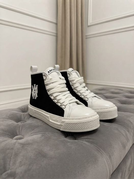 Adidasi Amiri Court High - Sneakersi Fete Baieti