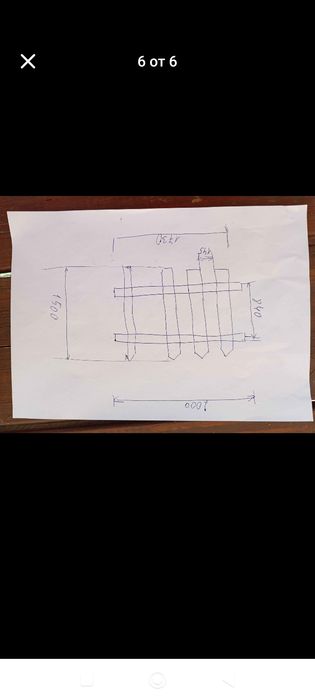 Оградни платна от дебело желязо 16 бр с размери 200/150 с тегло на бройка около 45кг