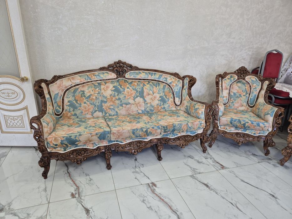 Продам диван и кресла Бу.