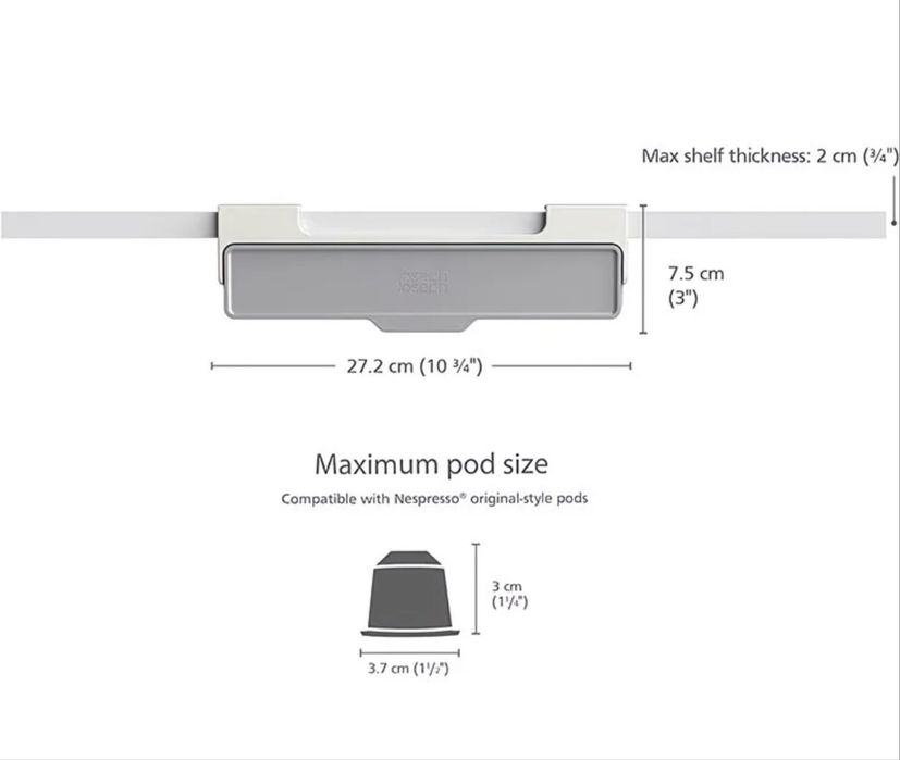 полка для капсул кофе