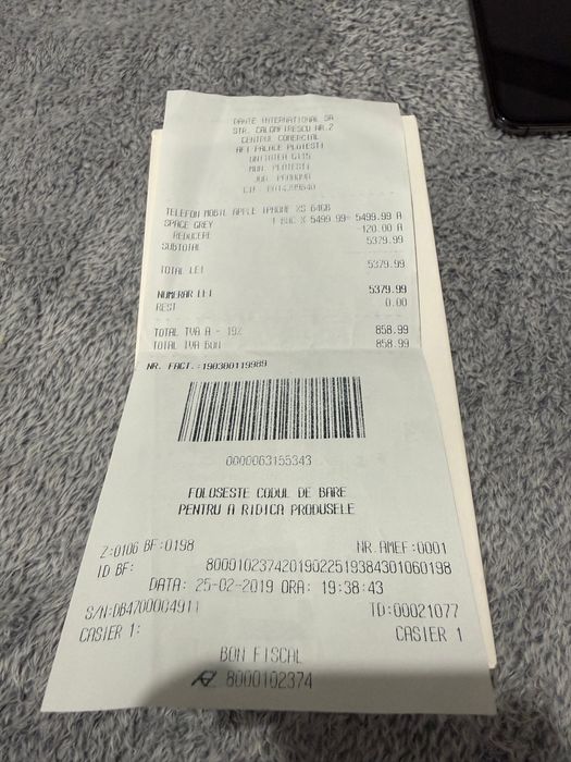 iPhone XS – 64 GB – Space Gray