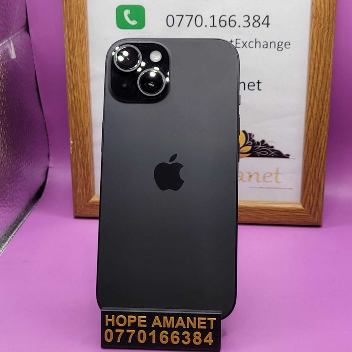 HOPE AMANET P2-iphone 15/128 GB/100 % BT0 CIC Desigilat de proba