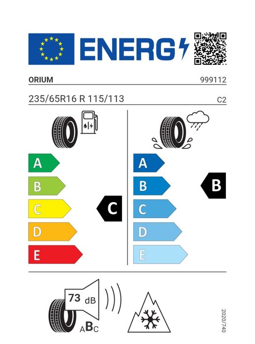 Anvelopa M+S 235/65R16C, 225/65/16C Orium licenta Michelin