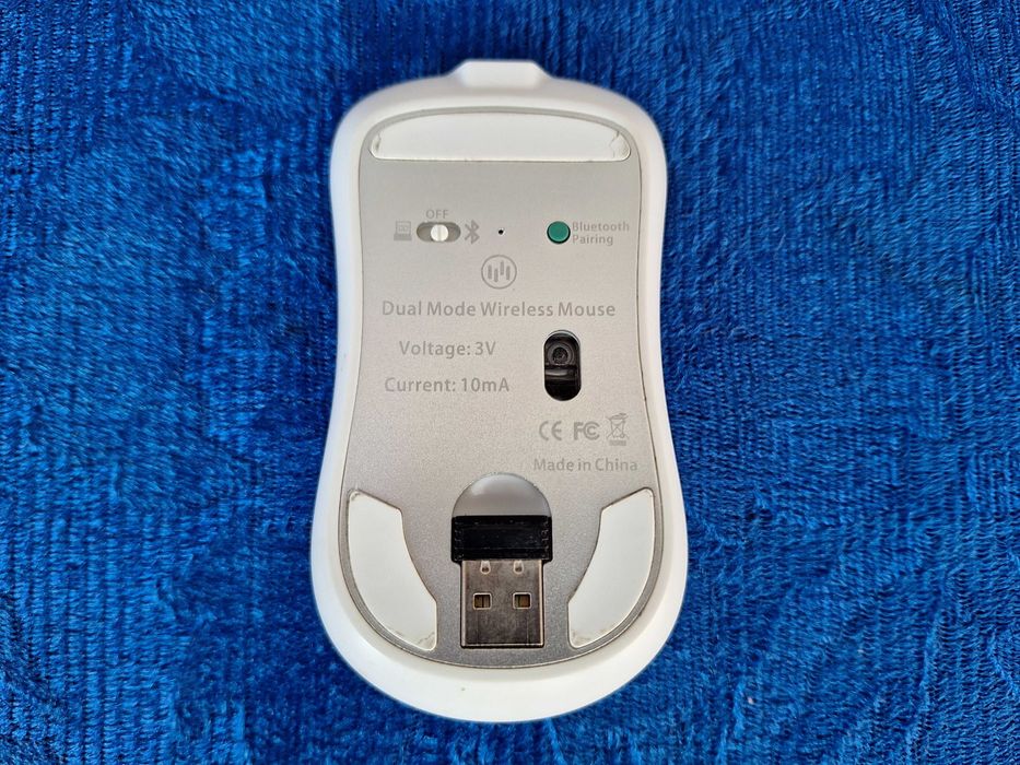 Mouse dual mode Led, wireless ultra slim, Bluetooth, USB, reincarcabil