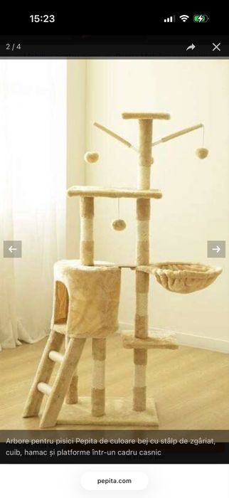 Centru de distractie pentru pisici cu 5 etaje