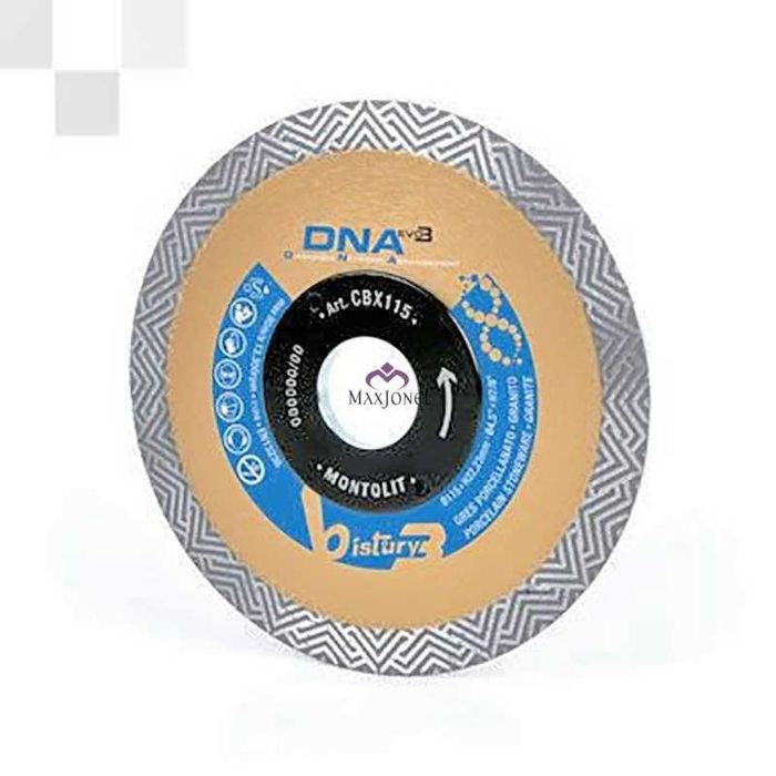 Disc diamantat gresie si granit Montolit 115mm grosime 1,3mm
