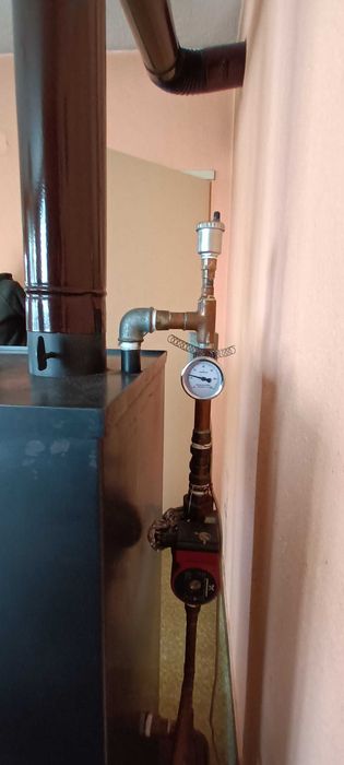 камина с водна риза "Прити" с фурна - с водна помпа и терморегулатор