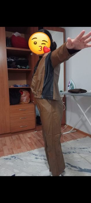 Двойка детский кожаный