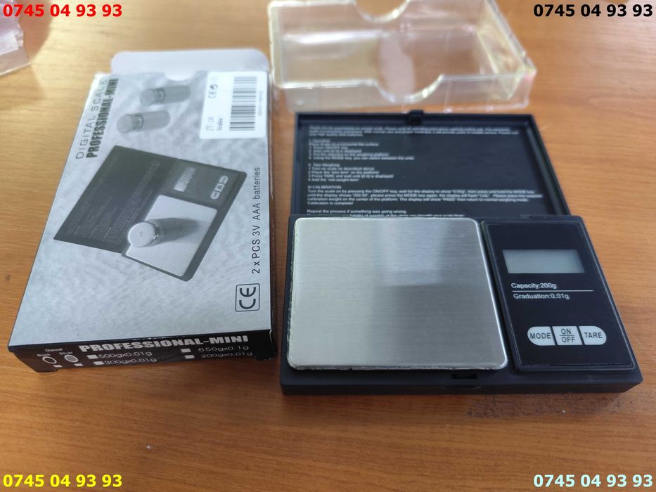 cantar bijuterii profesional precizie mare cu 2 zecimale