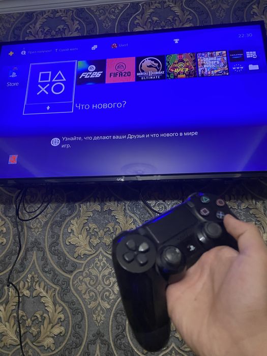 Пс 4 слим хорошое состояние