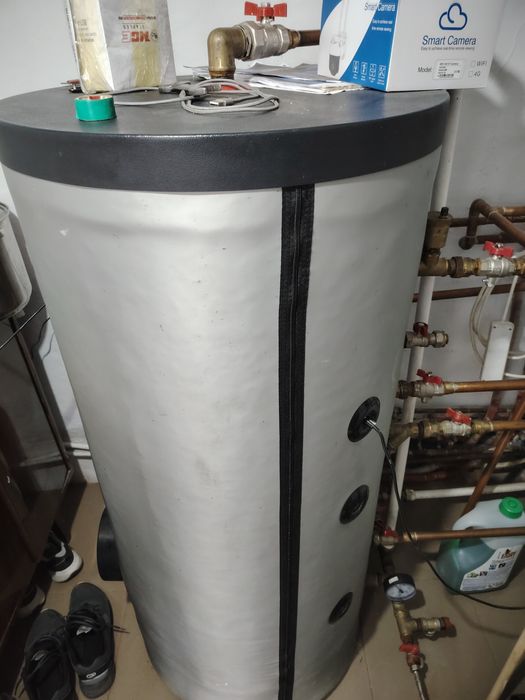 Boiler cu 2 serpentine de 200 litri