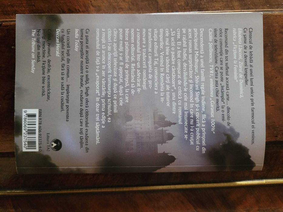 roman Moarte la curtea rajahului - Shivani Singh