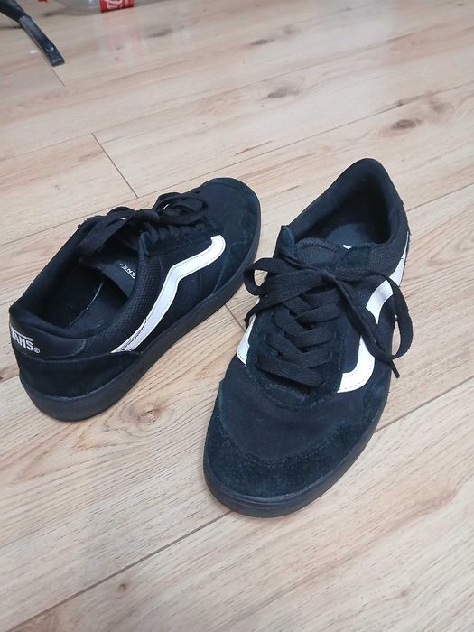 Pantofi sport barbati Vans cu piele intoarsa Cruze, Negru - SH