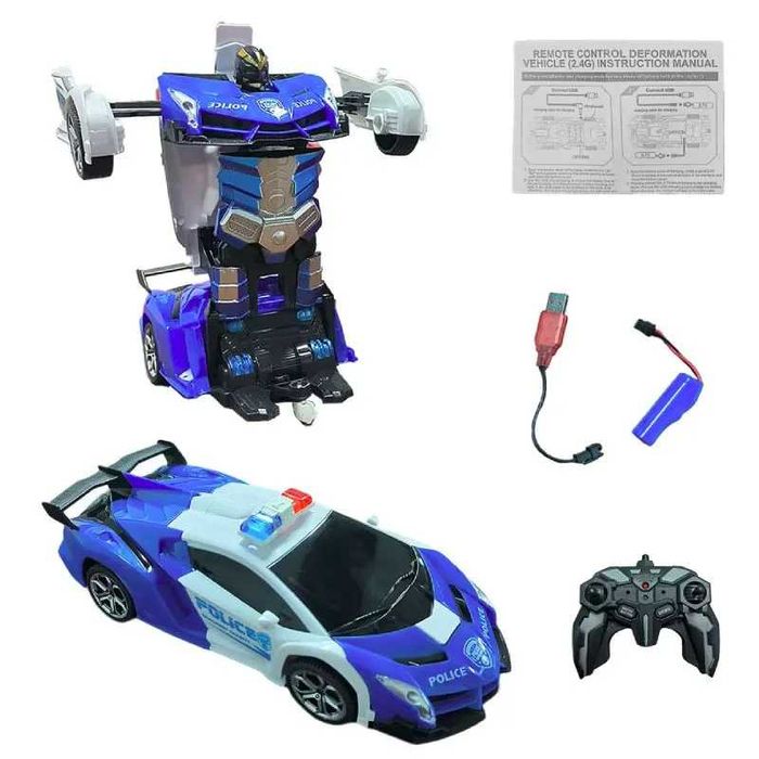 Количка с дистанционно управление, робот AiJH 1:18, синя