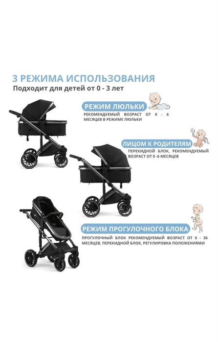 Продам!коляска-трансформер 2в1
