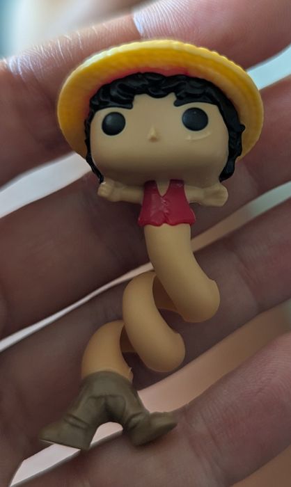 Kinder joy one piece Wapol, Monkey D. Luffy,  Laboon, Bandai One Piece Devil Fruit