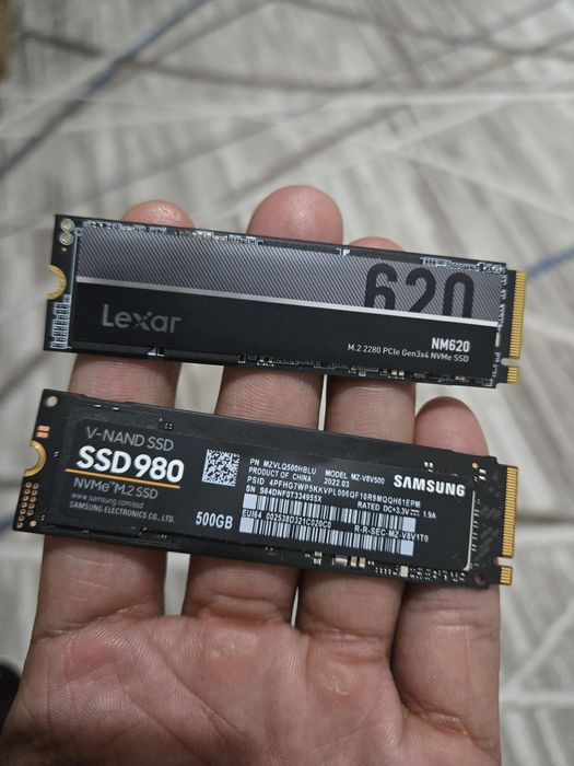 Samsung, Lexar M2 SSD Nvme 512GB