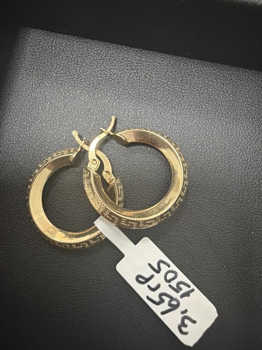 Златни обеци  Versace