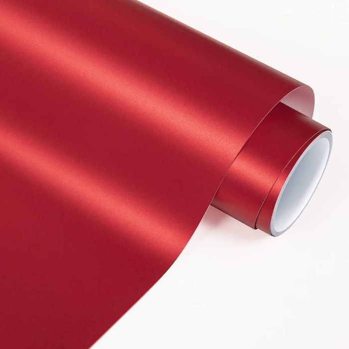 Автомобилно Фолио Червен Мат - 1.52 х 1 метър.