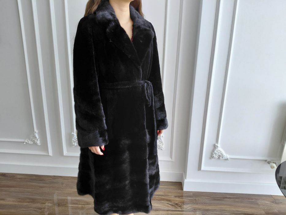 Длинная Норковая шуба