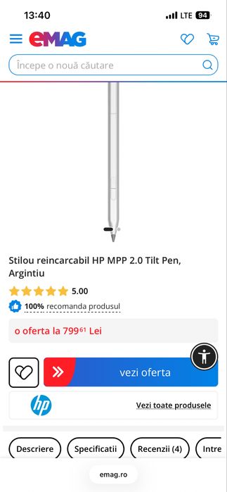 hp mpp 2.0 tilt stylus