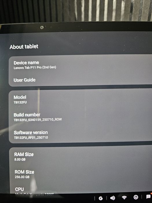 КАТО НОВ - Таблет Lenovo Tab P11 Pro Gen 2 (8GB RAM / 256GB) OLED 120Hz | JBL + Оригинална Клавиатура и Стилус!