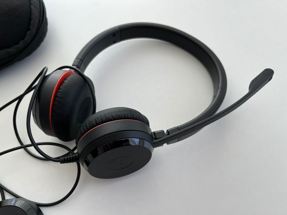 Слушалки с микрофон Jabra - Evolve 20 UC Stereo SE, черни