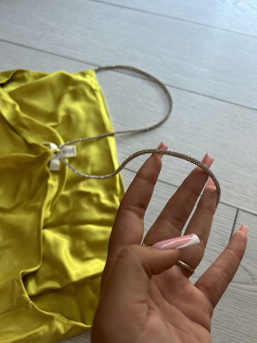 Top H&M bretele din pietricele