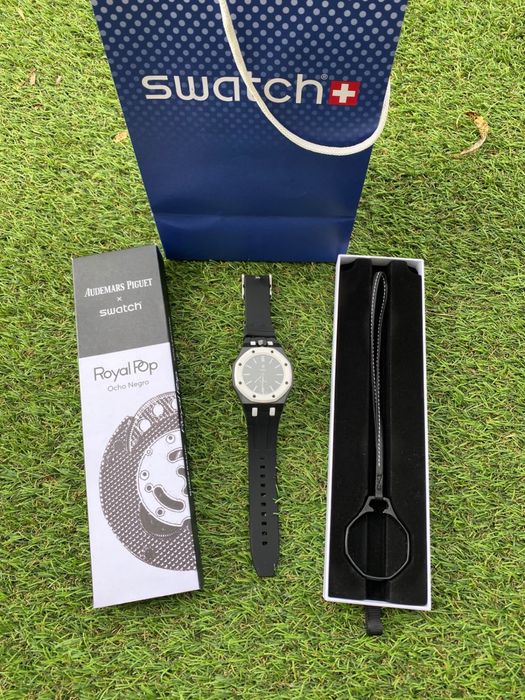 Ceas Ap x swatch ocho negro full box