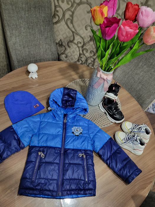 куртка + шапка, ветровка