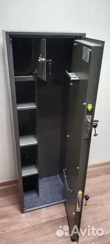 Металлический шкаф 1550х270х210 мм на 2 ствола