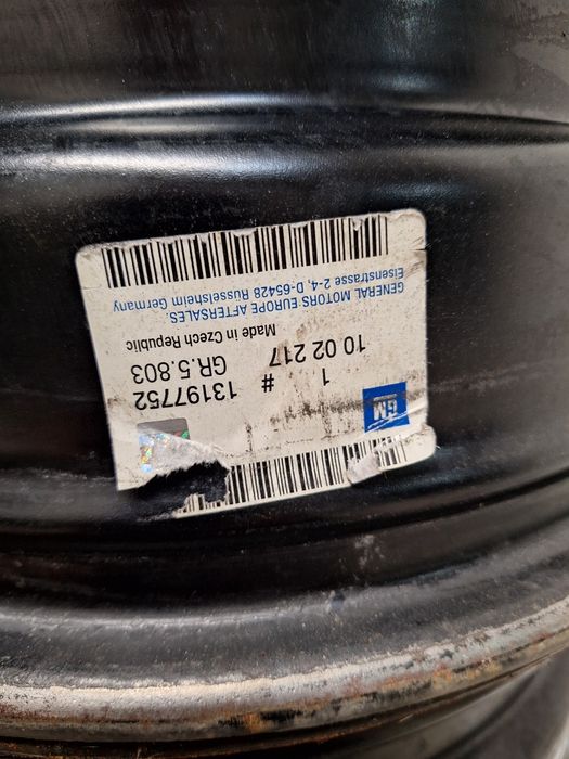 Джанти за опел 15 цола 5 по 110