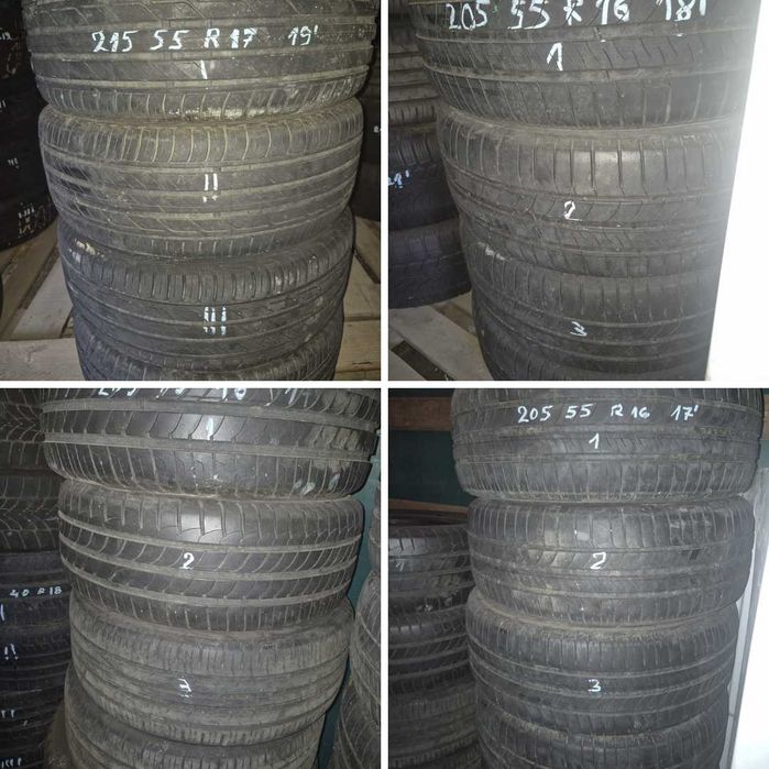 Jante+anvelope 205/55 R16 vara noi + alte dimensiuni cauciucuri