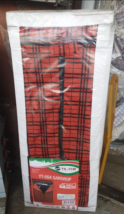 Детский тканевый шкаф самосборный