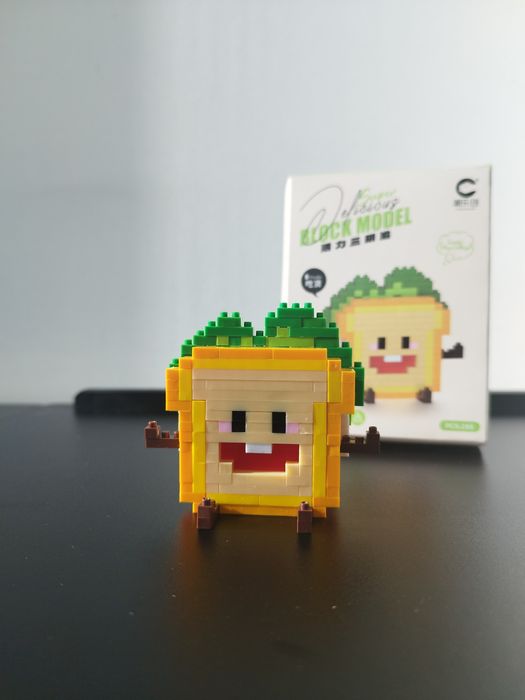 Конструктор тип Lego - картофки, сандвич, кутийка с прясно мляко