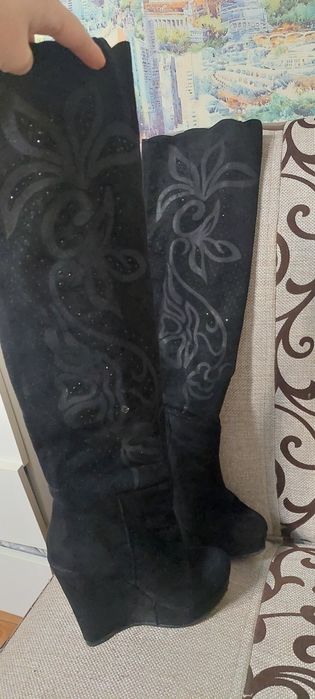 Продам сапоги осень-весна на платформе