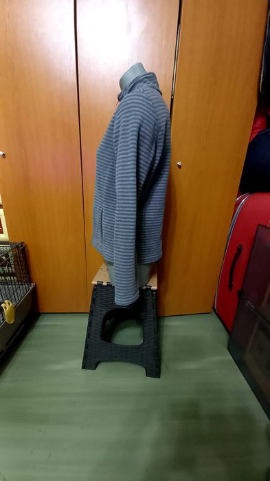 Hanorac gri M&S UK cu dungi fine, mas. M 38-40