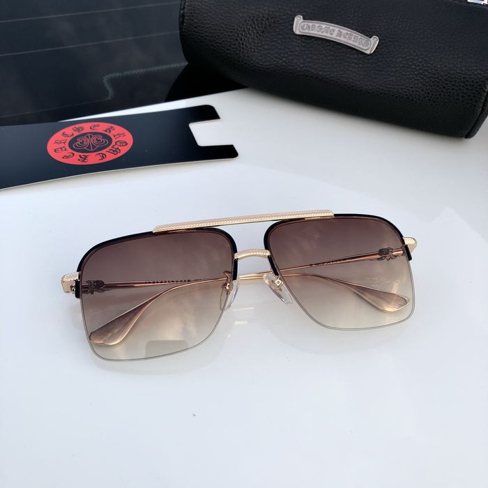 Ochelari Chrome Hearts maro