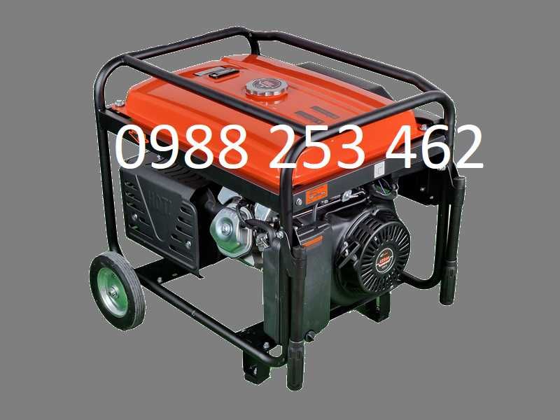 7.5 KW монофазен Генератори за ток ел. старт - 16 Hp с дисплей