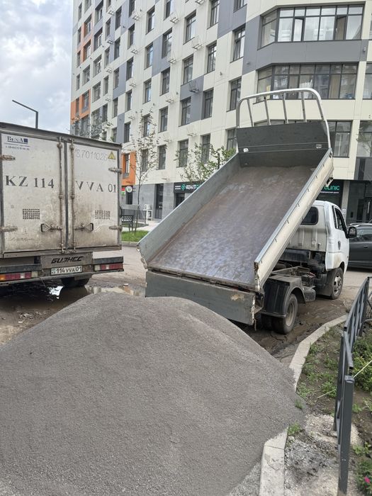 Щебень, отсев, песок, мелкий песок